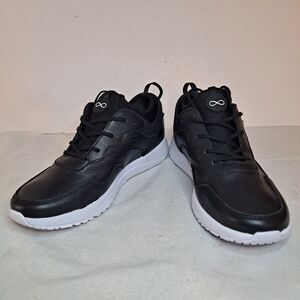 Infinity by Cherokee Volta Athletic Work Shoes Women's Size 7.5M Black Leather